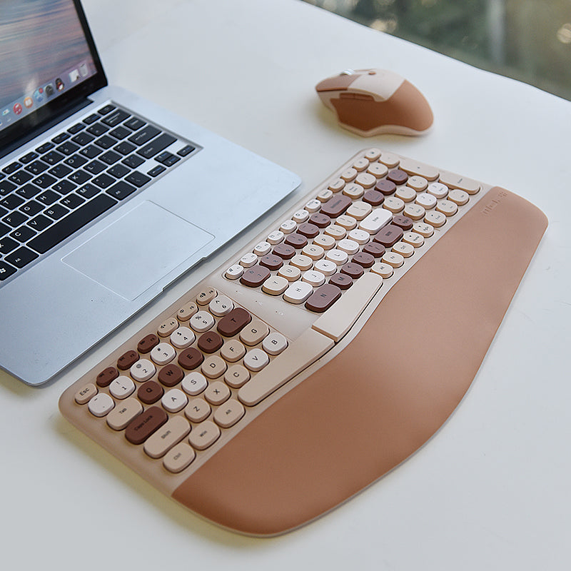 Mofii - Wireless Ergonomic Keyboard & Mouse Combo
