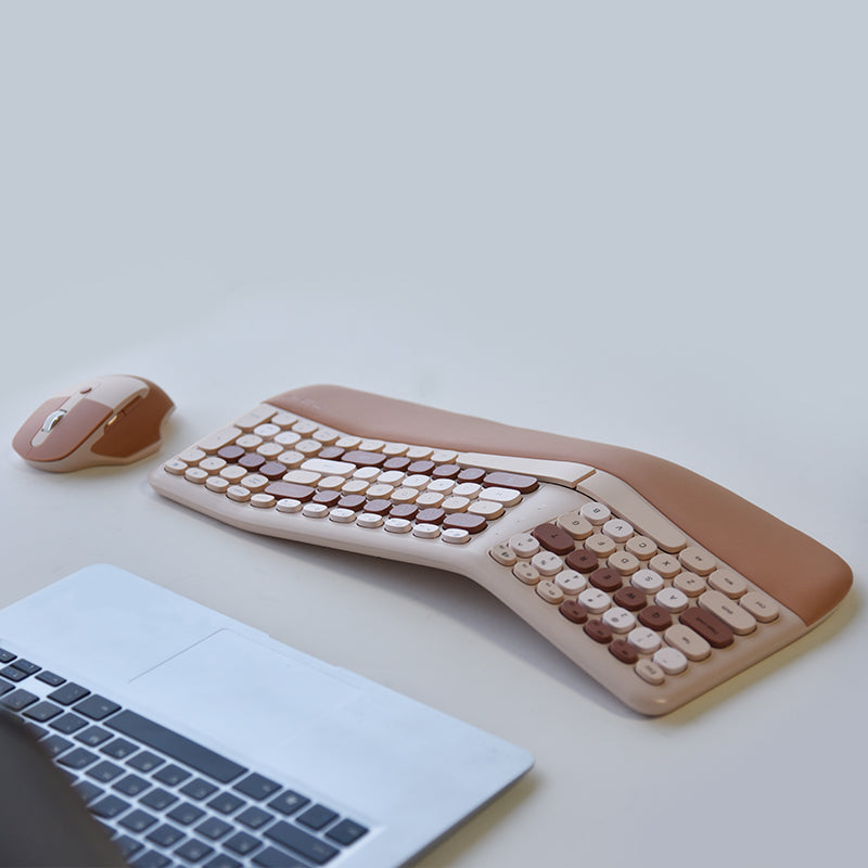 Mofii - Wireless Ergonomic Keyboard & Mouse Combo