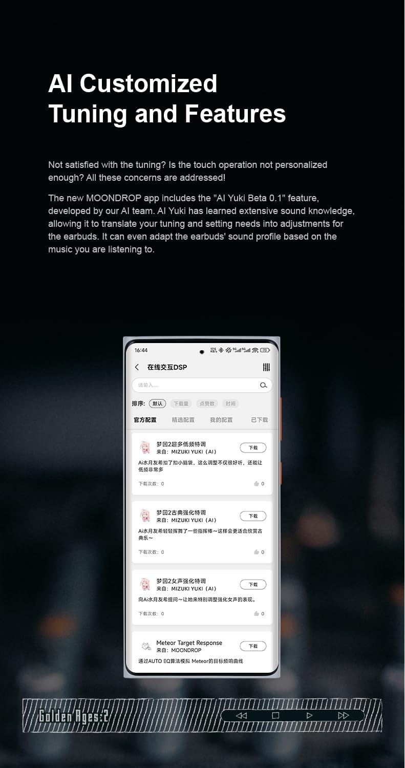 Moondrop Golden Ages 2 - PLANAR - Bluetooth 6.0 - Award Winner 2025