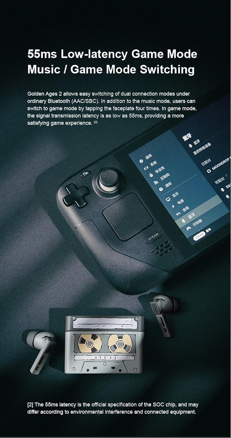 Moondrop Golden Ages 2 - PLANAR - Bluetooth 6.0 - Award Winner 2025
