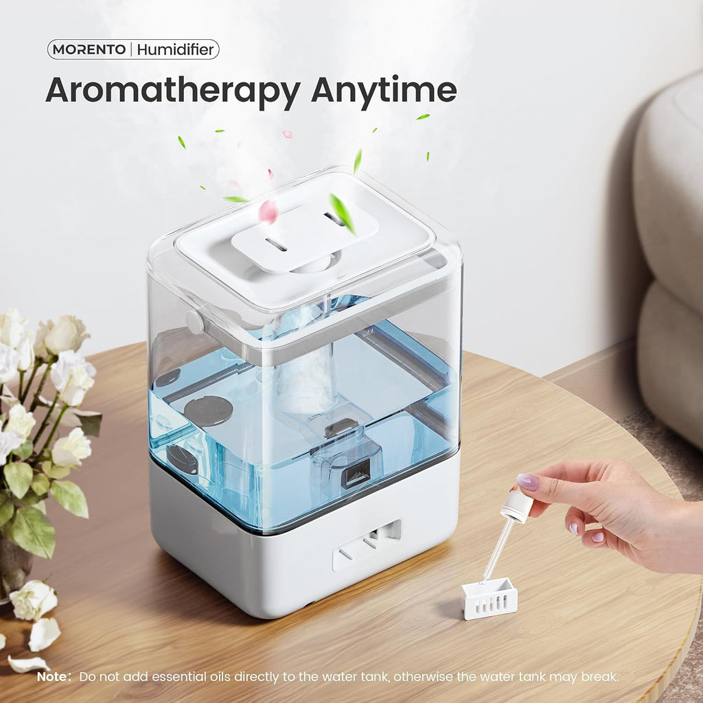 Morento - Smart Humidifier - ALEXA + GOOGLE HOME - APP - 6 L (6000 ML)