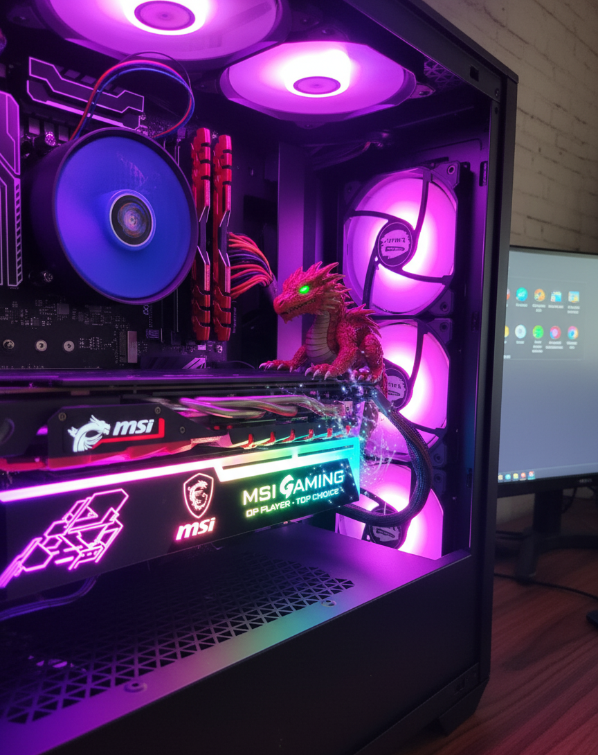 MSI x Corsair - Red & Black Custom Gaming PC - HIGH - Xbox Series S