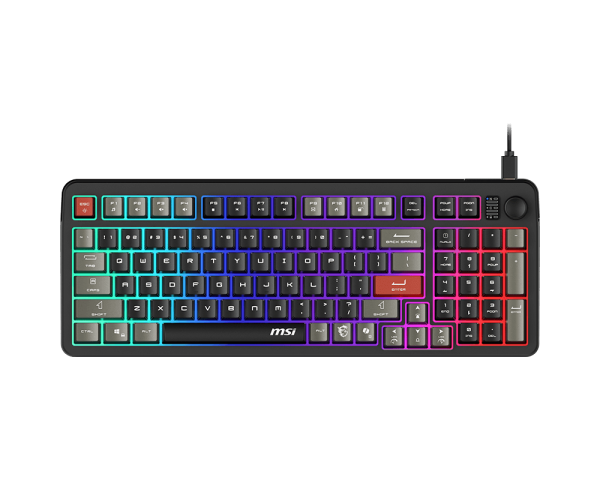 MSI GK110 - RGB Gaming Keyboard - Knob
