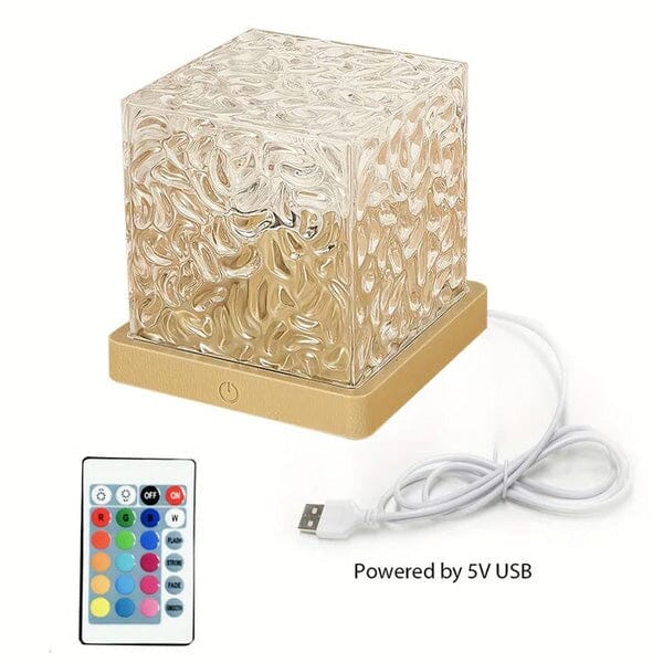 Northern Vibes - Cube Night Light - Wave Ripple Projector