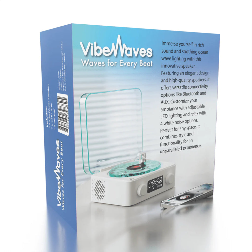 Northern Vibes - Vinyl Speaker - Wave Ripple Projector