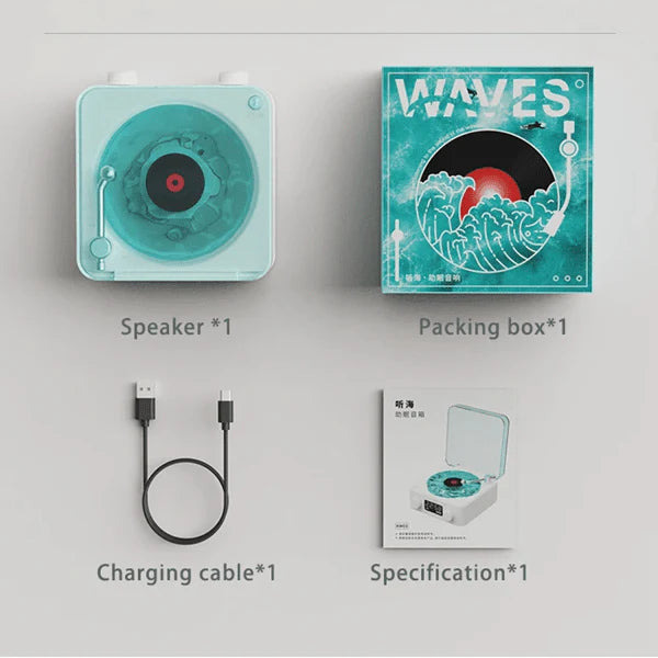 Northern Vibes - Vinyl Speaker - Wave Ripple Projector