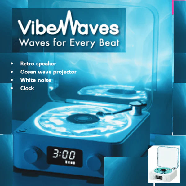 Northern Vibes - Vinyl Speaker - Wave Ripple Projector