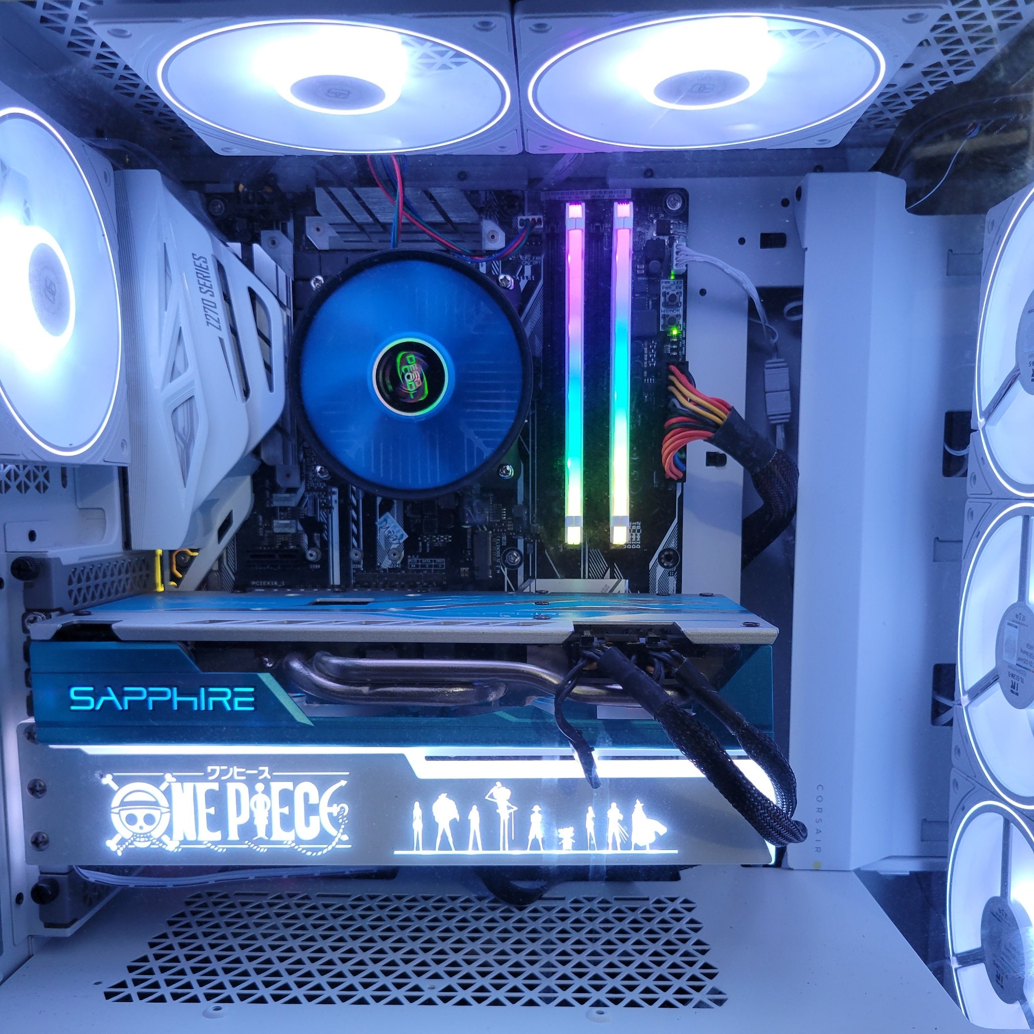 One Piece x Corsair - Skypeia White Gaming PC - HIGH - Up to PS5