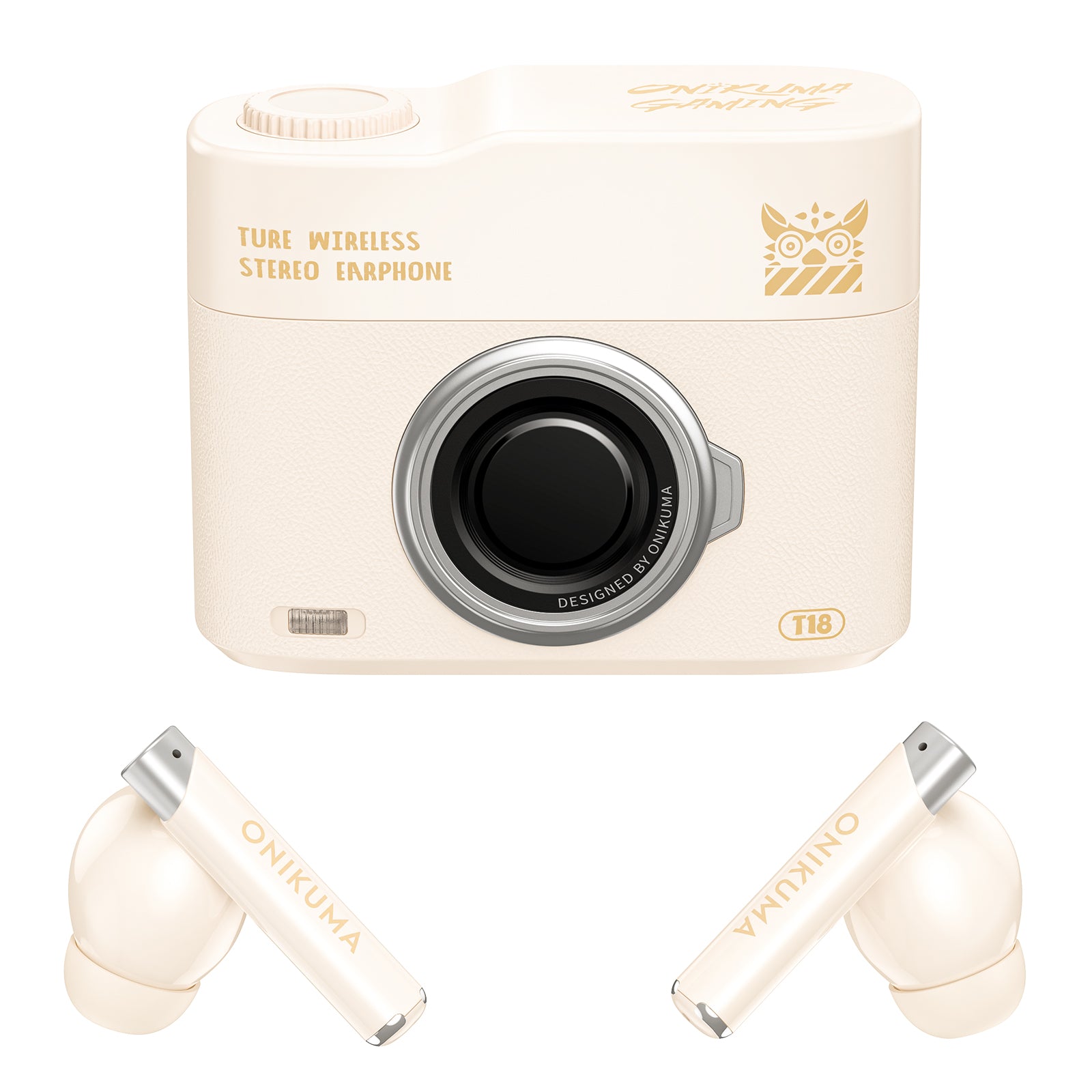 Onikuma Wireless Earbuds - Vintage Camera Edition - Best Budget Mic 2025