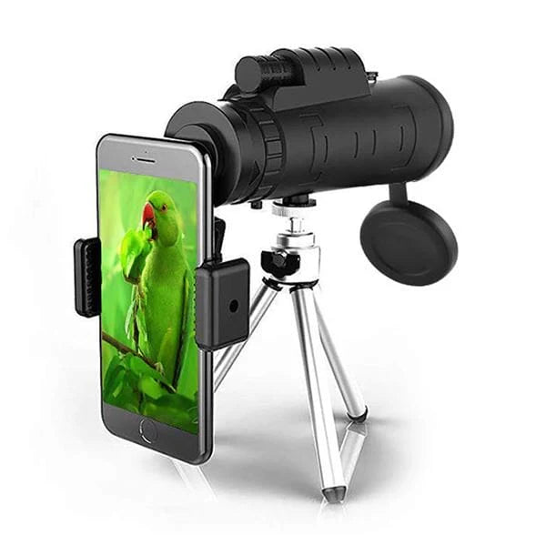 Optifier - HD Monocular Phone Telescope Tripod - 40X Zoom
