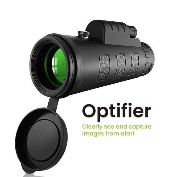 Optifier - HD Monocular Phone Telescope Tripod - 40X Zoom