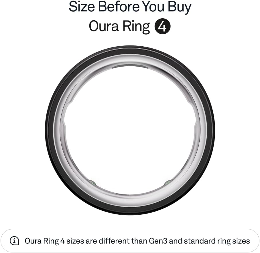 Oura Ring 4 - Best Smart Ring 2025 - 30+ Biometrics