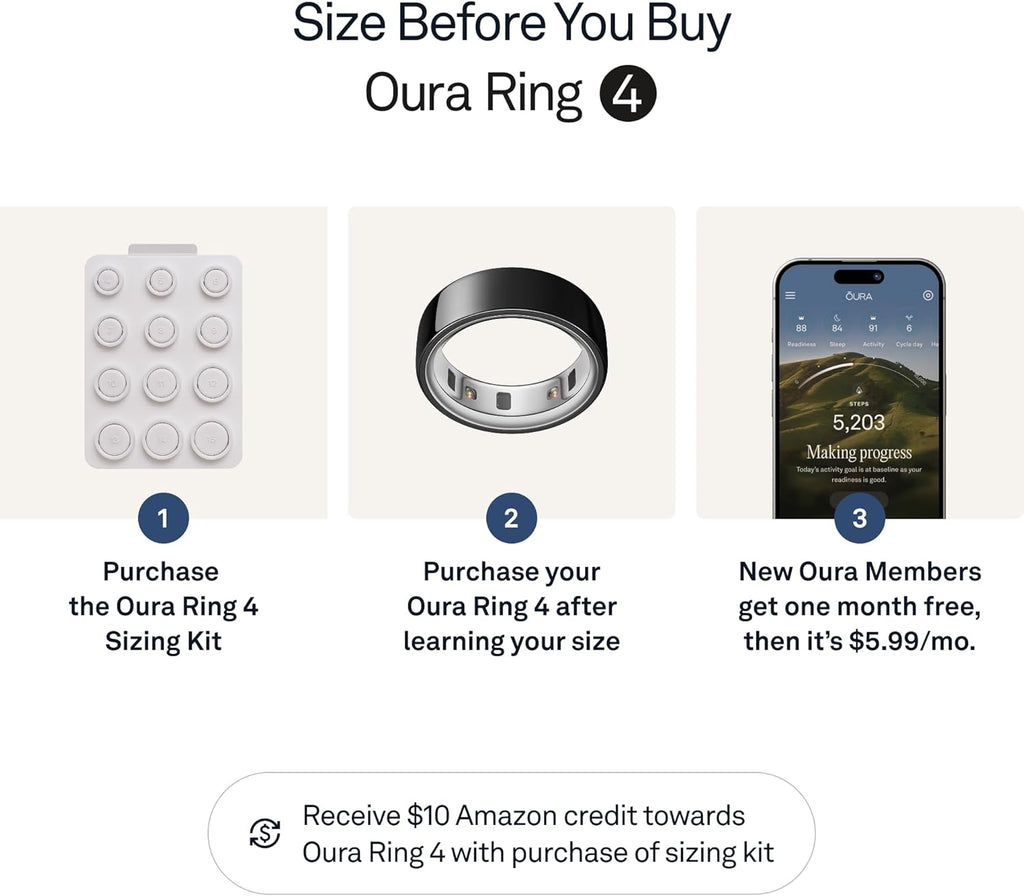 Oura Ring 4 - Best Smart Ring 2025 - 30+ Biometrics