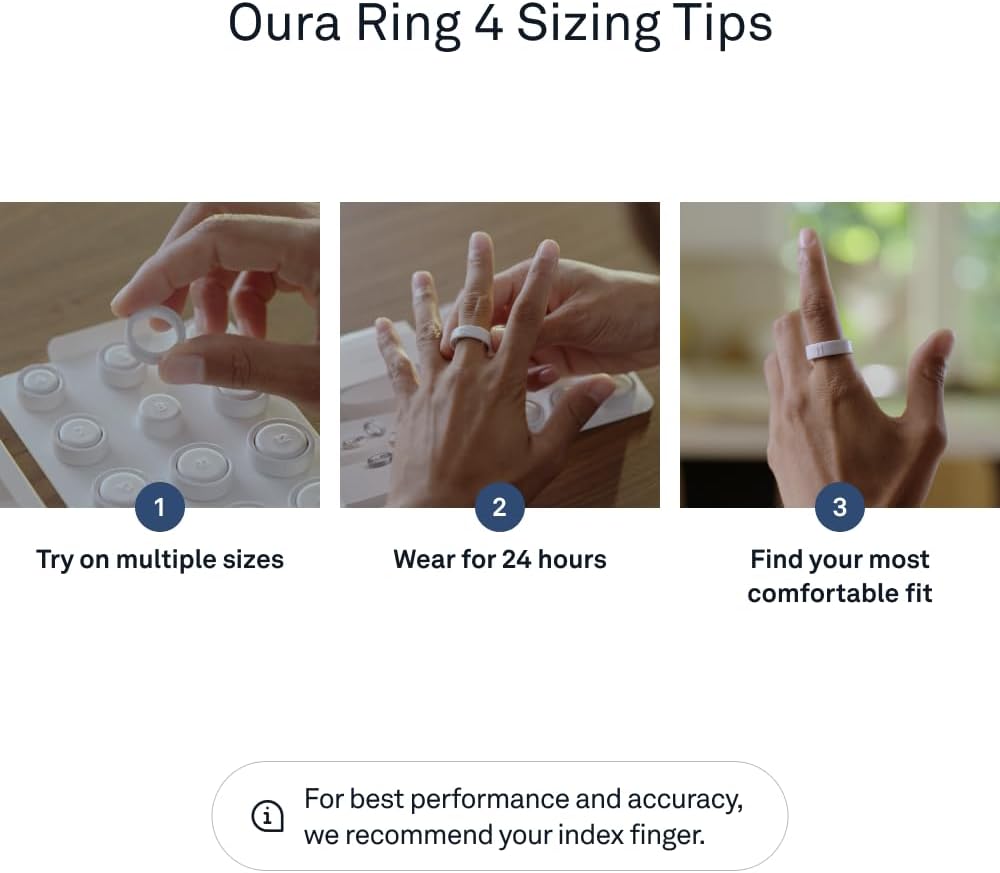 Oura Ring 4 - Best Smart Ring 2025 - 30+ Biometrics