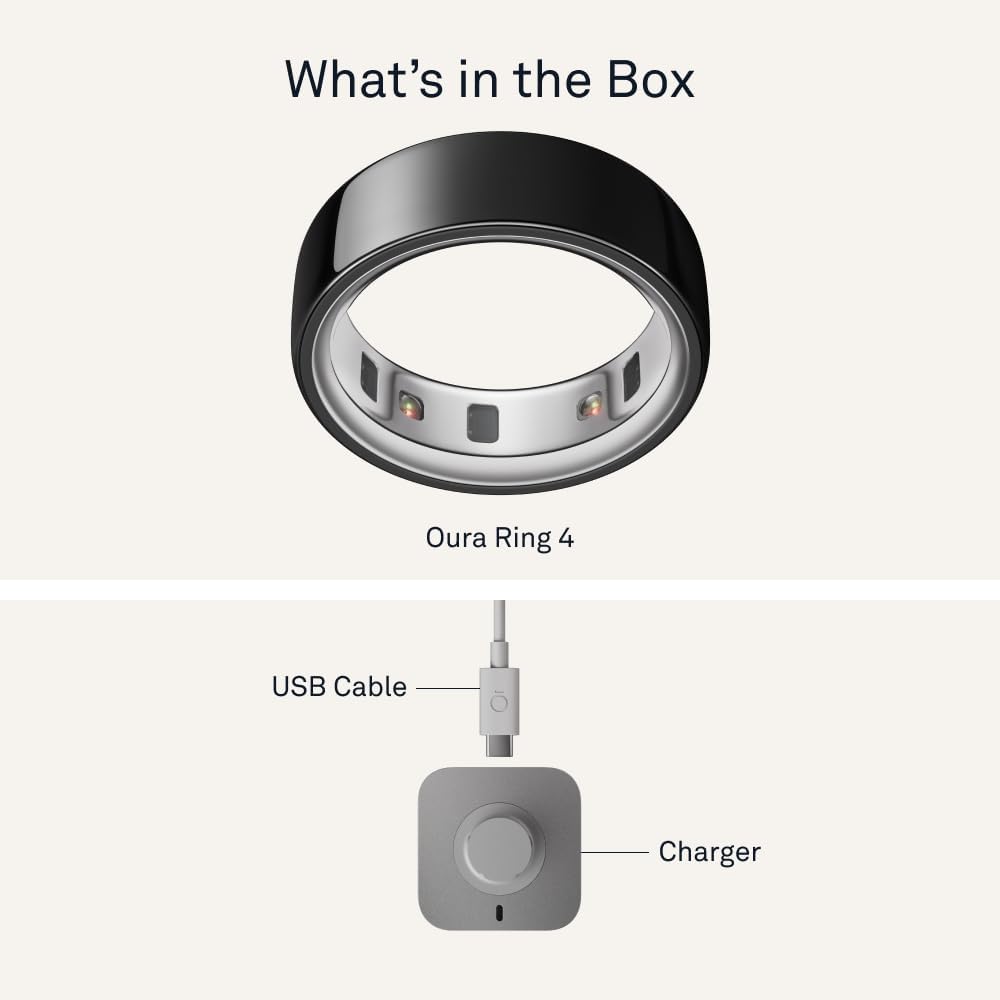 Oura Ring 4 - Best Smart Ring 2025 - 30+ Biometrics