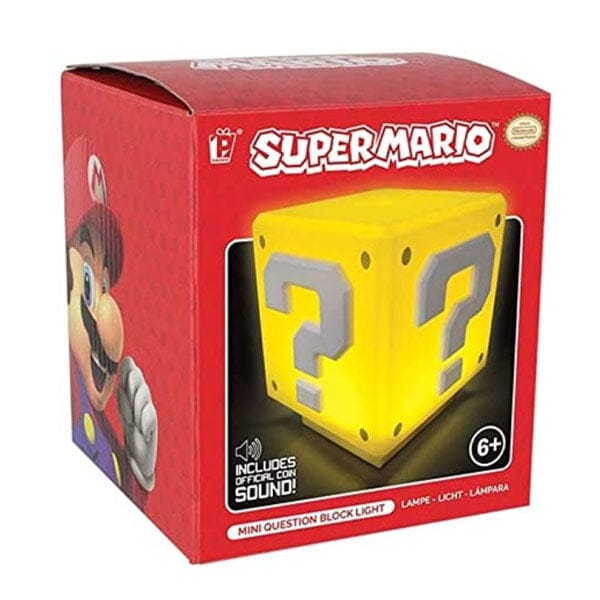 Paladone - Super Mario Bros Question Mark Box - Mini Lamp - 7 CM