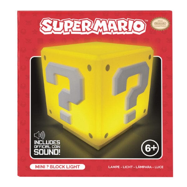 Paladone - Super Mario Bros Question Mark Box - Mini Lamp - 7 CM