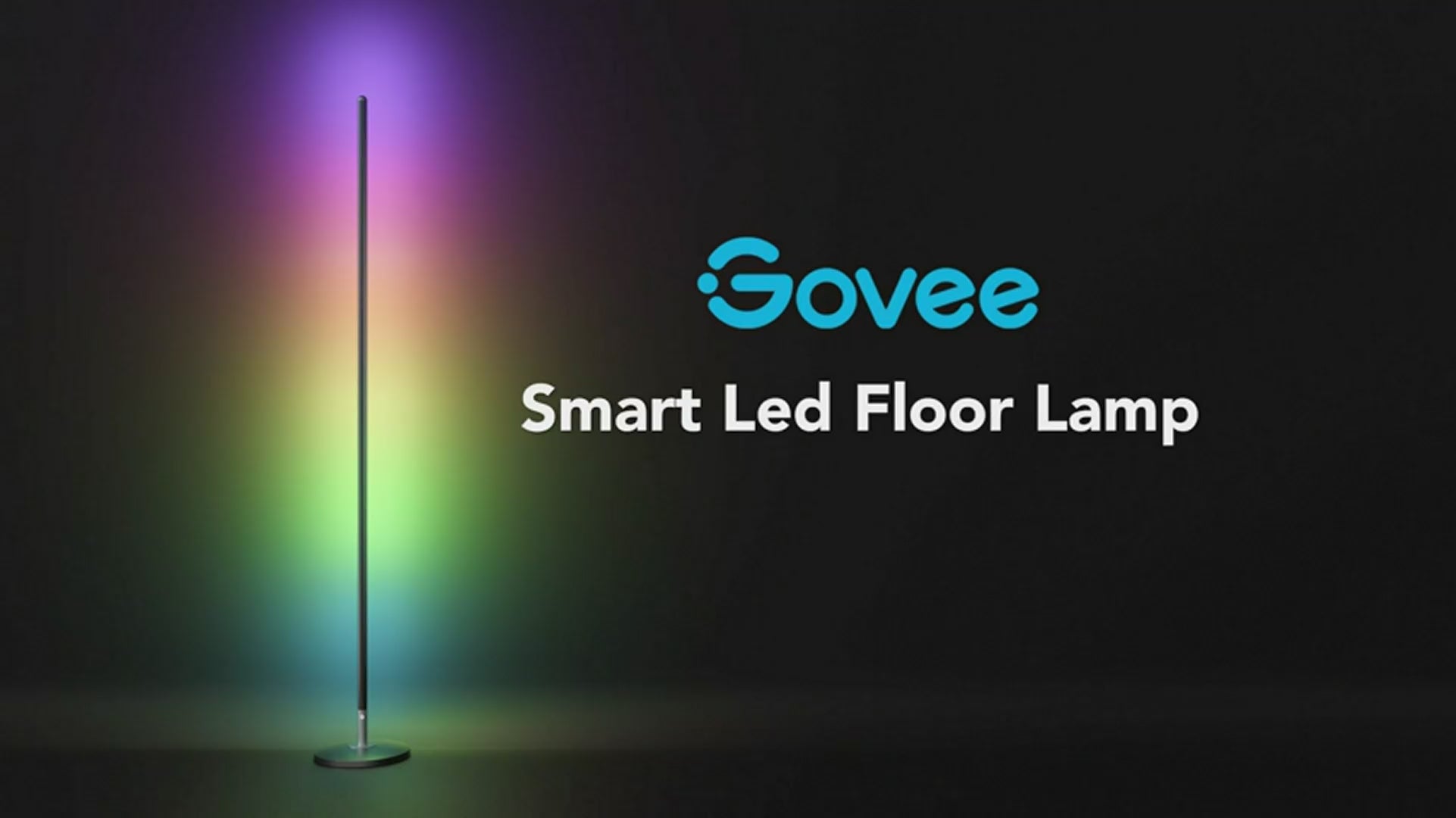 Govee - Smart Corner Floor Lamp - RGBIC - Google/Alexa + Razer Chroma