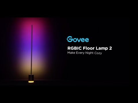 Govee - Smart Corner Floor Lamp 2 - RGBIC - Google/Alexa + Razer Chroma