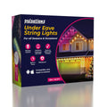 Pulsationz - Smart Under Eave String Lights - OUTDOOR Waterproof - RGB LED - Remote + App - 49.2 FT / 15 M