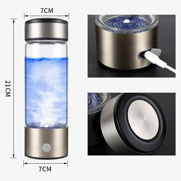 QuikH2O - Hydrogen Water Bottle - Automatic - 420 ML