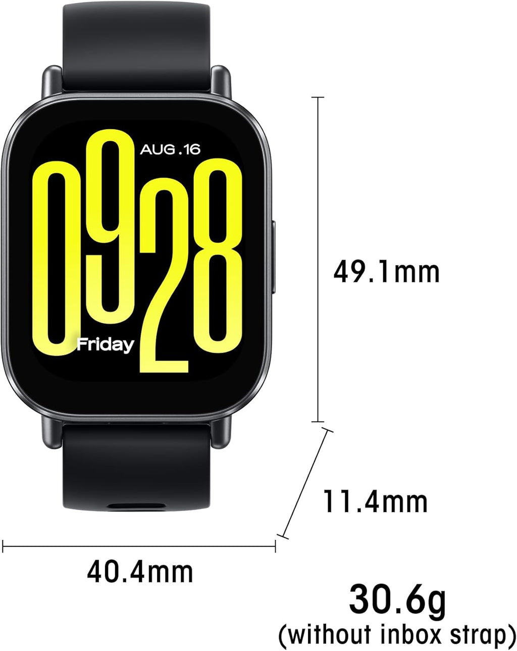 Xiaomi Redmi Watch 5 Active -  Allergy Friendly - PAI - Best Health Tracking 2025 - Calling/Texting - NO METALS