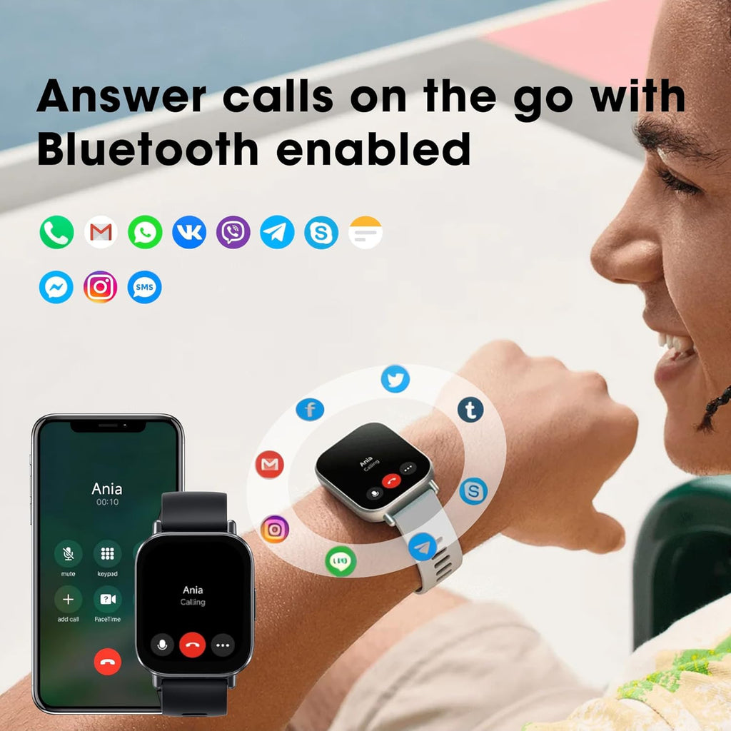 Xiaomi Redmi Watch 5 Active -  Allergy Friendly - PAI - Best Health Tracking 2025 - Calling/Texting - NO METALS