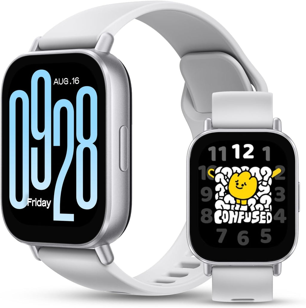 Xiaomi Redmi Watch 5 Active -  Allergy Friendly - PAI - Best Health Tracking 2025 - Calling/Texting - NO METALS