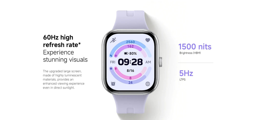 Xiaomi Redmi Watch 5 - PAI - Best Health Tracking 2025 - GPS + Calling/Texting