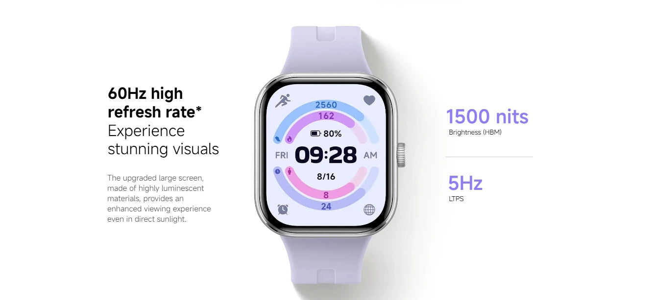 Xiaomi Redmi Watch 5 - PAI - Best Health Tracking 2025 - GPS + Calling/Texting