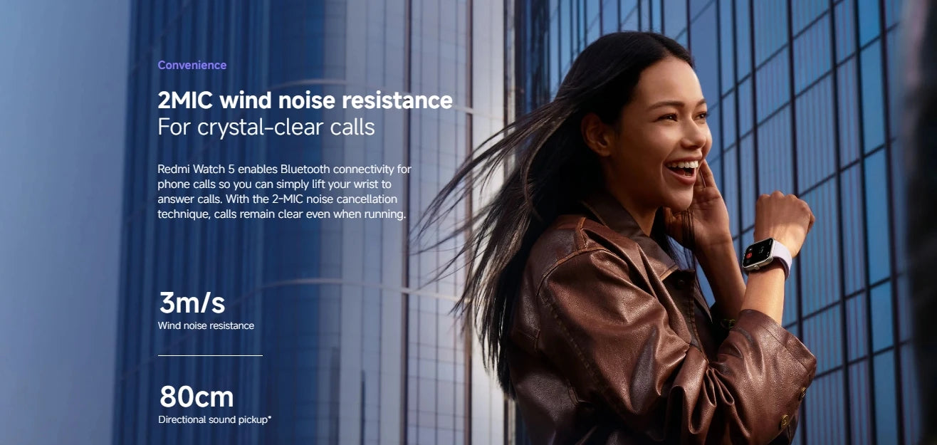 Xiaomi Redmi Watch 5 - PAI - Best Health Tracking 2025 - GPS + Calling/Texting