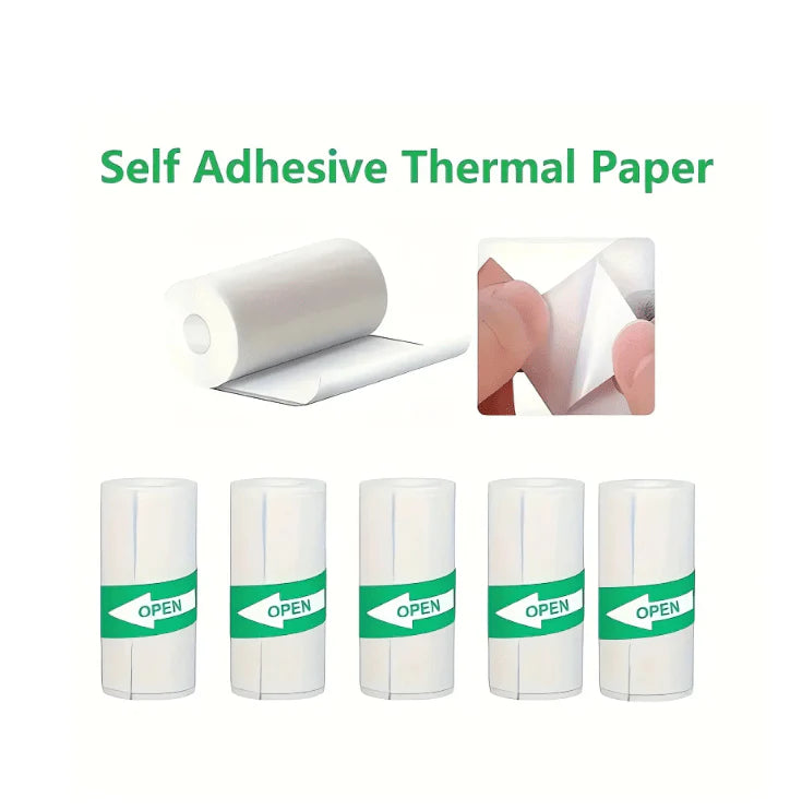 Gear Waves - Mini Portable Printer - REFILLS - 10 Pack