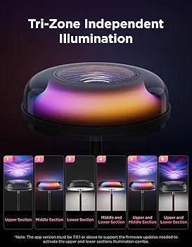 Govee - Uplighter Smart Floor Lamp - RGBICWW - Google/Alexa + Razer Chroma