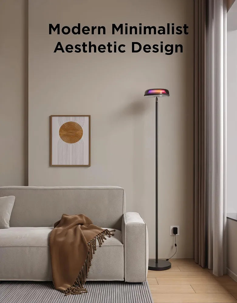 Govee - Uplighter Smart Floor Lamp - RGBICWW - Google/Alexa + Razer Chroma