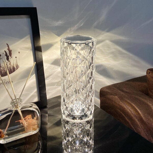 Rosa Lumi - LED Crystal Rose Table Lamp - 16 Colors