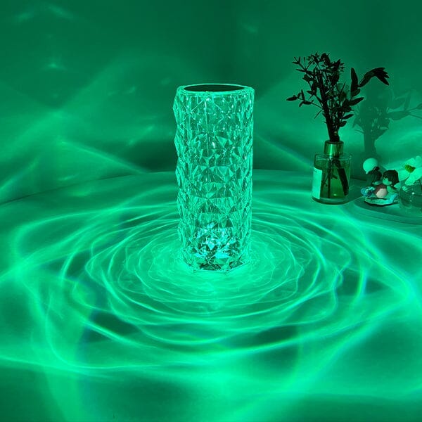 Rosa Lumi - LED Crystal Rose Table Lamp - 16 Colors