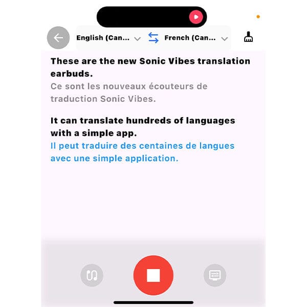 Sonic Vibes - Real Time Translation - Wireless Earbuds - 144 Languages