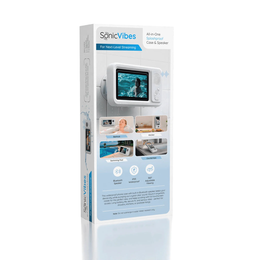 Sonic Vibes - Splashproof Wall Mounted Case + Speaker