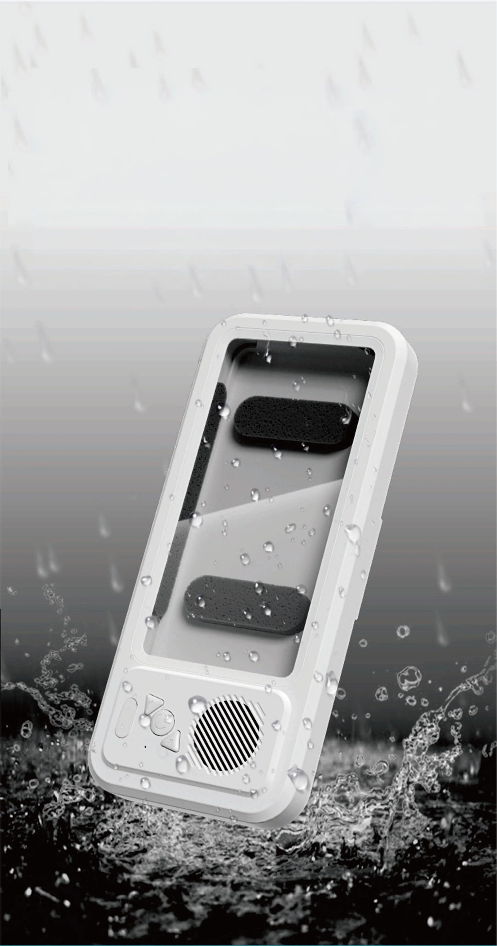 Sonic Vibes - Splashproof Wall Mounted Case + Speaker