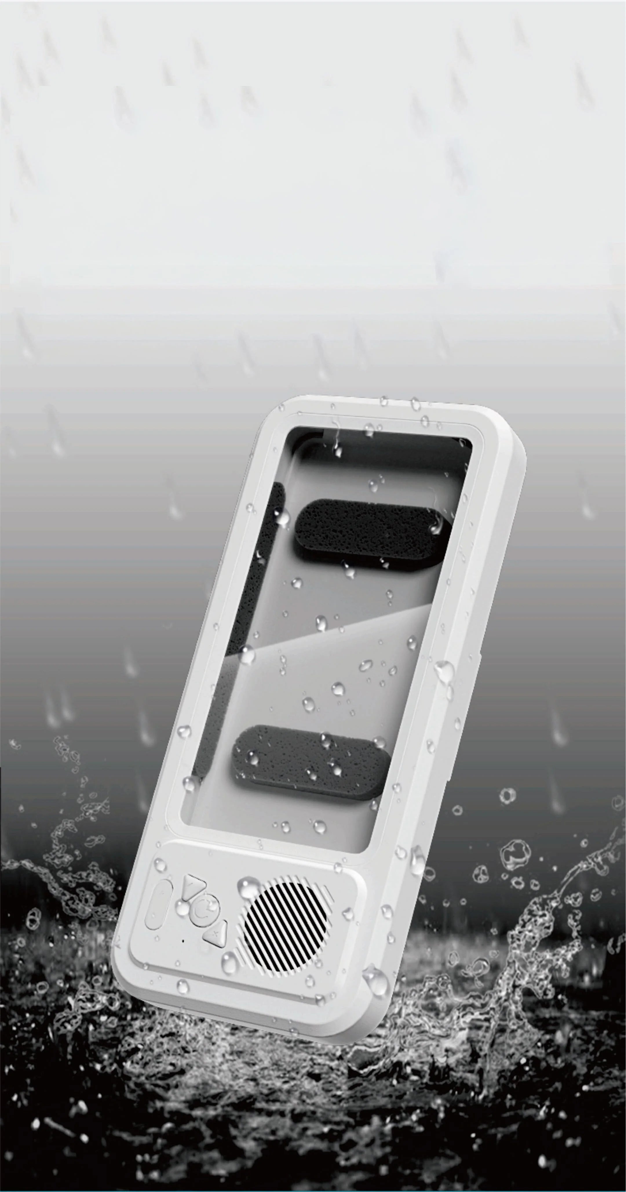 Sonic Vibes - Splashproof Wall Mounted Case + Speaker