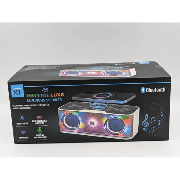 Sound Logic - Rhyme Lux - Bluetooth RGB Speakers + Wireless Charger