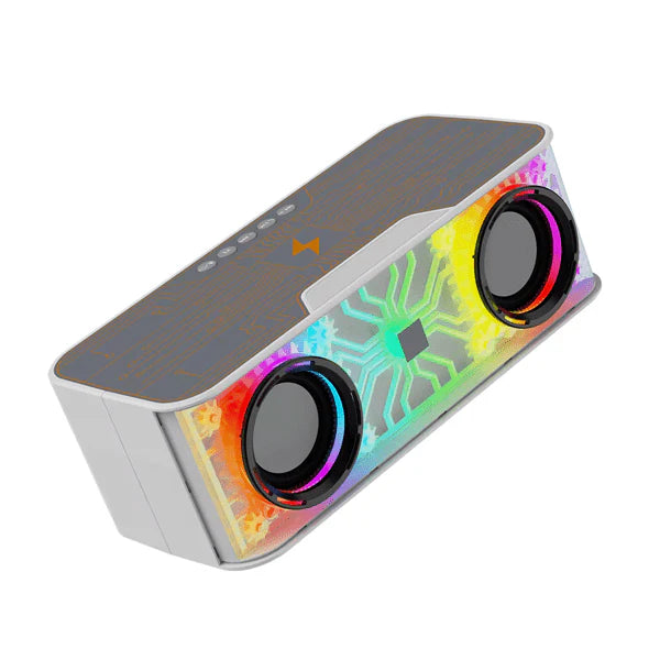 Sound Logic - Rhyme Lux - Bluetooth RGB Speakers + Wireless Charger