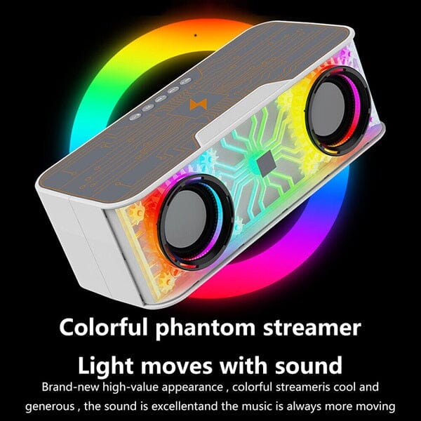 Sound Logic - Rhyme Lux - Bluetooth RGB Speakers + Wireless Charger