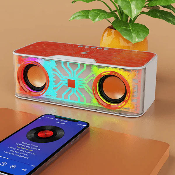 Sound Logic - Rhyme Lux - Bluetooth RGB Speakers + Wireless Charger