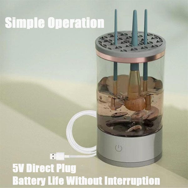 Spin Renew Pro - Spinning Ultrasonic Automatic Cleaner - Makeup Brush and Sponge