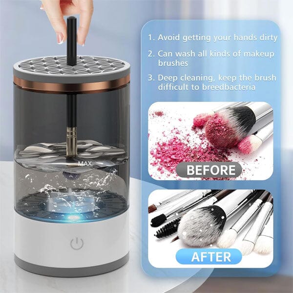 Spin Renew Pro - Spinning Ultrasonic Automatic Cleaner - Makeup Brush and Sponge
