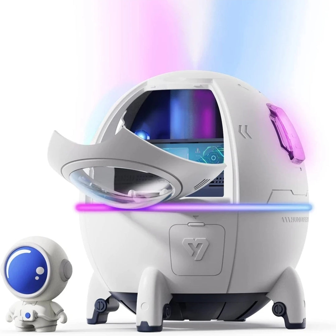 Starry Night - Space Capsule Astronaut - RGB Humidifier + Aroma Diffuser - 250 ML