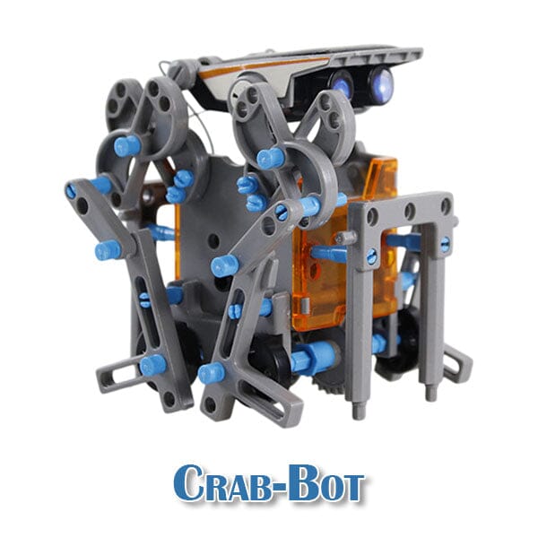 STEAM - BrainyBotz - 13 in 1 DIY Solar-Powered Smart Robot - STEM Building + Robotics Programming Kit - 190pc