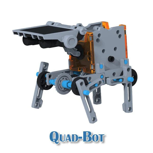 STEAM - BrainyBotz - 13 in 1 DIY Solar-Powered Smart Robot - STEM Building + Robotics Programming Kit - 190pc