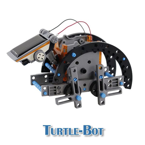 STEAM - BrainyBotz - 13 in 1 DIY Solar-Powered Smart Robot - STEM Building + Robotics Programming Kit - 190pc